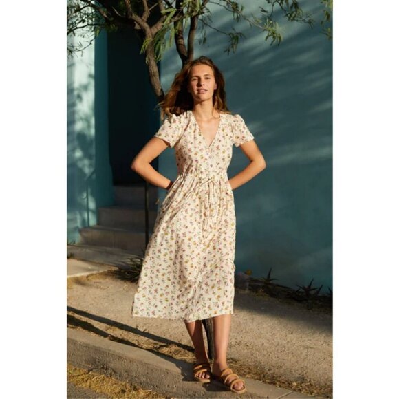 💕CHRISTY DAWN💕 The Dawn Dress ~ Cream Garden Floral Print Small S NWT - Picture 6 of 16